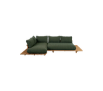 Cane-line Sticks platform, corner sofa