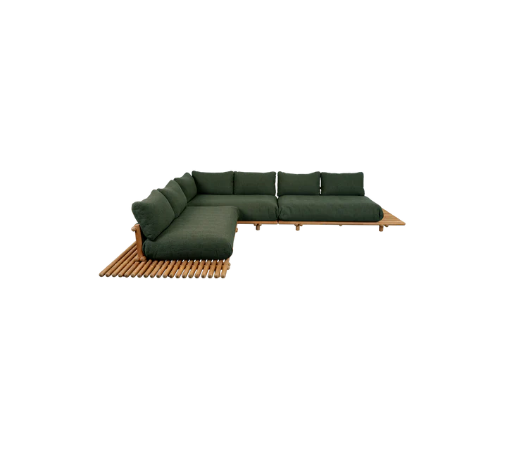 Cane-line Sticks platform, corner sofa large