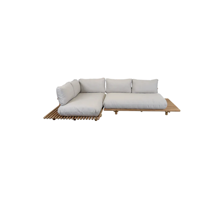 Cane-line Sticks platform, corner sofa