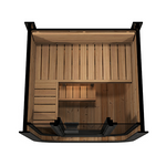 SaunaLife Model CL3G Cube-Series Outdoor Home Sauna Kit, Up to 2 Persons