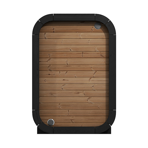SaunaLife Model CL3G Cube-Series Outdoor Home Sauna Kit, Up to 2 Persons