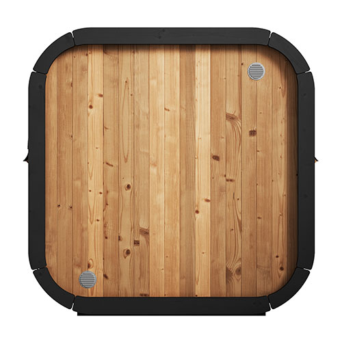 SaunaLife Model CL4G Cube-Series Outdoor Home Sauna Kit, Up to 3 Persons