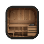 SaunaLife Model CL5G Cube-Series Outdoor Home Sauna Kit, Up to 4 Persons