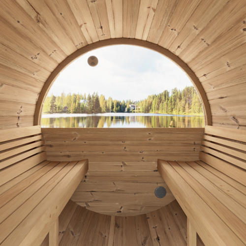 SaunaLife Model E6W Sauna Barrel-Window