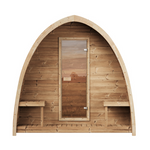 SaunaLife Model G3 Outdoor Home Sauna Kit Garden-Series Outdoor Home Sauna Kit, Up to 6 Persons