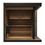 SaunaLife GL6 Outdoor Sauna Kit Garden Luxury-Series Outdoor DIY Sauna Kit, Thermo-Spruce, up to 6 Persons