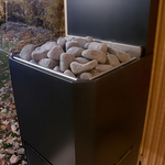 Saunum Air L 13 Sauna Heater Air Series, 13kW Sauna Heater w/Climate Equalizer, Black