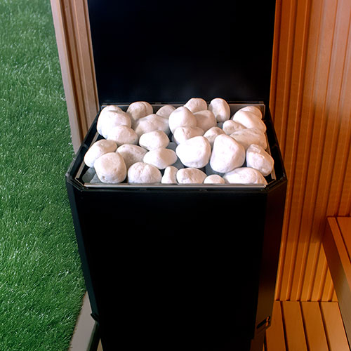 Saunum Air L 13 Sauna Heater Air Series, 13kW Sauna Heater w/Climate Equalizer, Black
