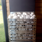 Saunum Air 5 Sauna Heater Air Series, 4.8kW Sauna Heater w/Climate Equalizer, Stainless