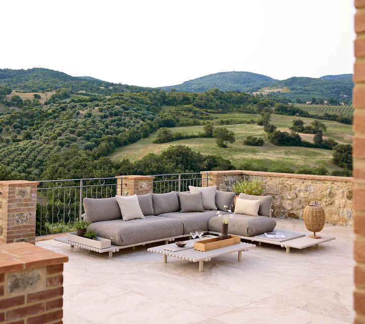 Cane-line Sticks platform, corner sofa large