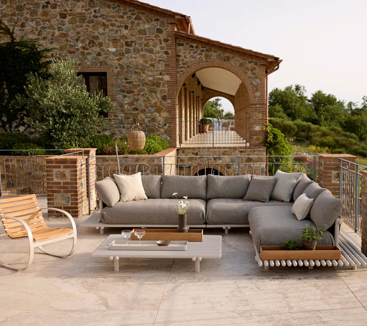 Cane-line Sticks platform, corner sofa large