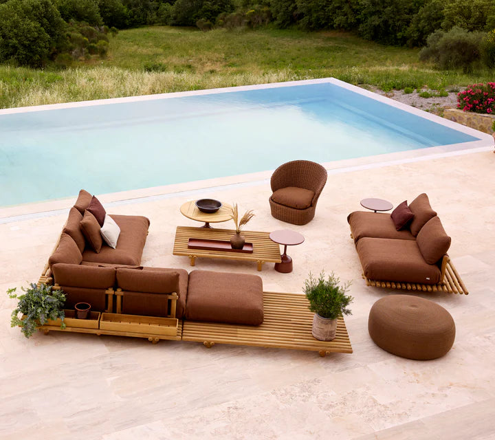 Cane-line Sticks platform, corner sofa large