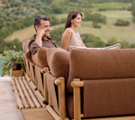 Cane-line Sticks platform, corner sofa large