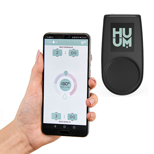 HUUM UKU WI-FI Digital On/Off, Time, Temperature Control with Wi-Fi, Black