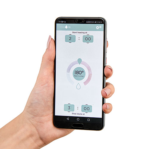 HUUM UKU WI-FI Digital On/Off, Time, Temperature Control with Wi-Fi, Black