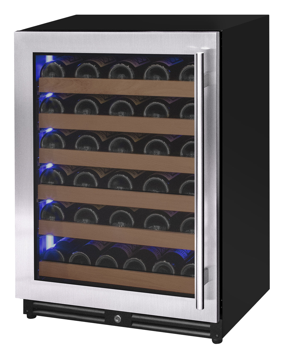 Allavino AO VSW5134S-1SL Reserva Series - 56 Bottle Single Zone Built-in Luxury Wine Refrigerator with Stainless Steel Door - Left Hinge