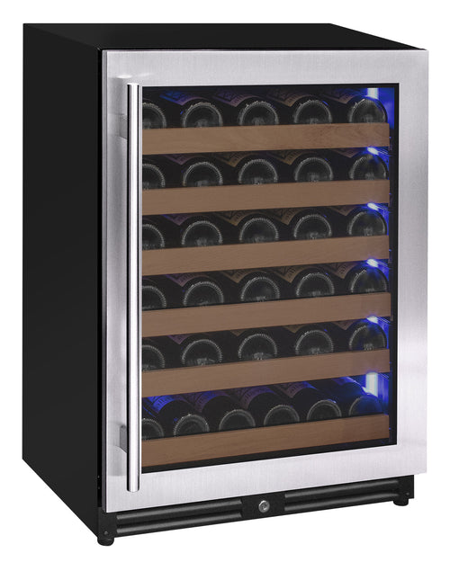 Allavino AO VSW5134S-1SR Reserva Series - 51 Bottle Single Zone Built-in Luxury Wine Refrigerator with Stainless Steel Door - Right Hinge