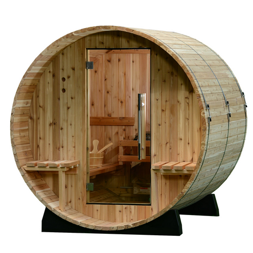 Almost Heaven Audra 4-Person Traditional Cedar Steam Sauna – Handcrafted Indoor Wellness Retreat