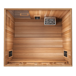 Finnmark FD-5 4-Person Home Sauna with Infrared & Traditional Heat 72