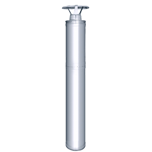 Harvia WHP1500 Sauna Wood Stove Chimney Kit, 1500mm, Stainless Steel