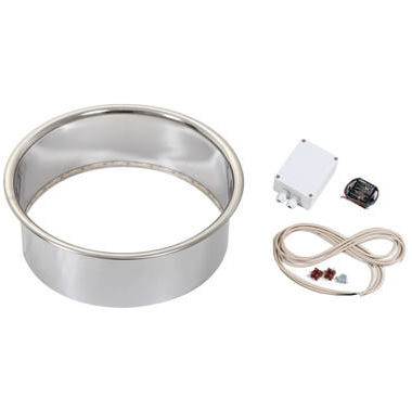 Harvia HPCU7L Embedding Flange w/ LED-Lighting for Cilindro Half Series 11kW Sauna Heater