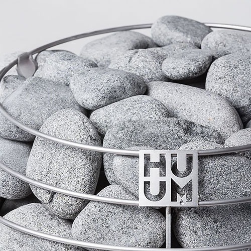 HUUM STONES 24 Small (5-10 cm) Sauna Heater Stones