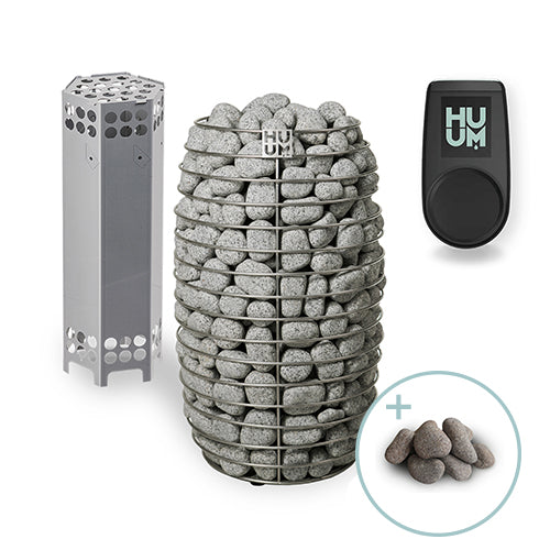 HUUM HIVE Mini 6STU Pkg HIVE Mini Series 6.0kW Sauna Heater Package