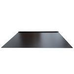 Narvi Floor Plate FLOOR PLATE 550x450 BLACK (FOR WOOD-BURNING SAUNA HEATERS)