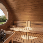 SaunaLife Model G11 Outdoor Home Sauna Kit Garden-Series Outdoor Home Sauna Kit -2 Room Sauna - Up to 8 Persons