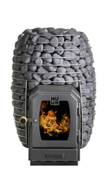 HUUM HIVE WOOD 17 LS HIVE Wood Series 17.0kW Wood-Fired Sauna Stove w/ Firebox Extension