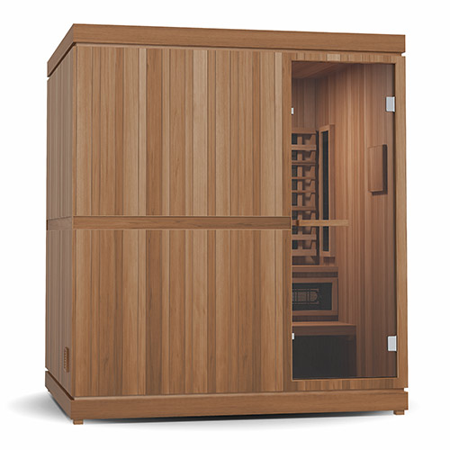 Finnmark FD-5 4-Person Home Sauna with Infrared & Traditional Heat 72