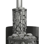 Harvia WL300 Smoke Pipe Cover, Legend Series, Black Steel